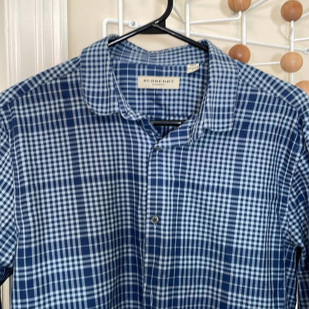 Burberry - Casual Button Down - Blue - Large - image 3